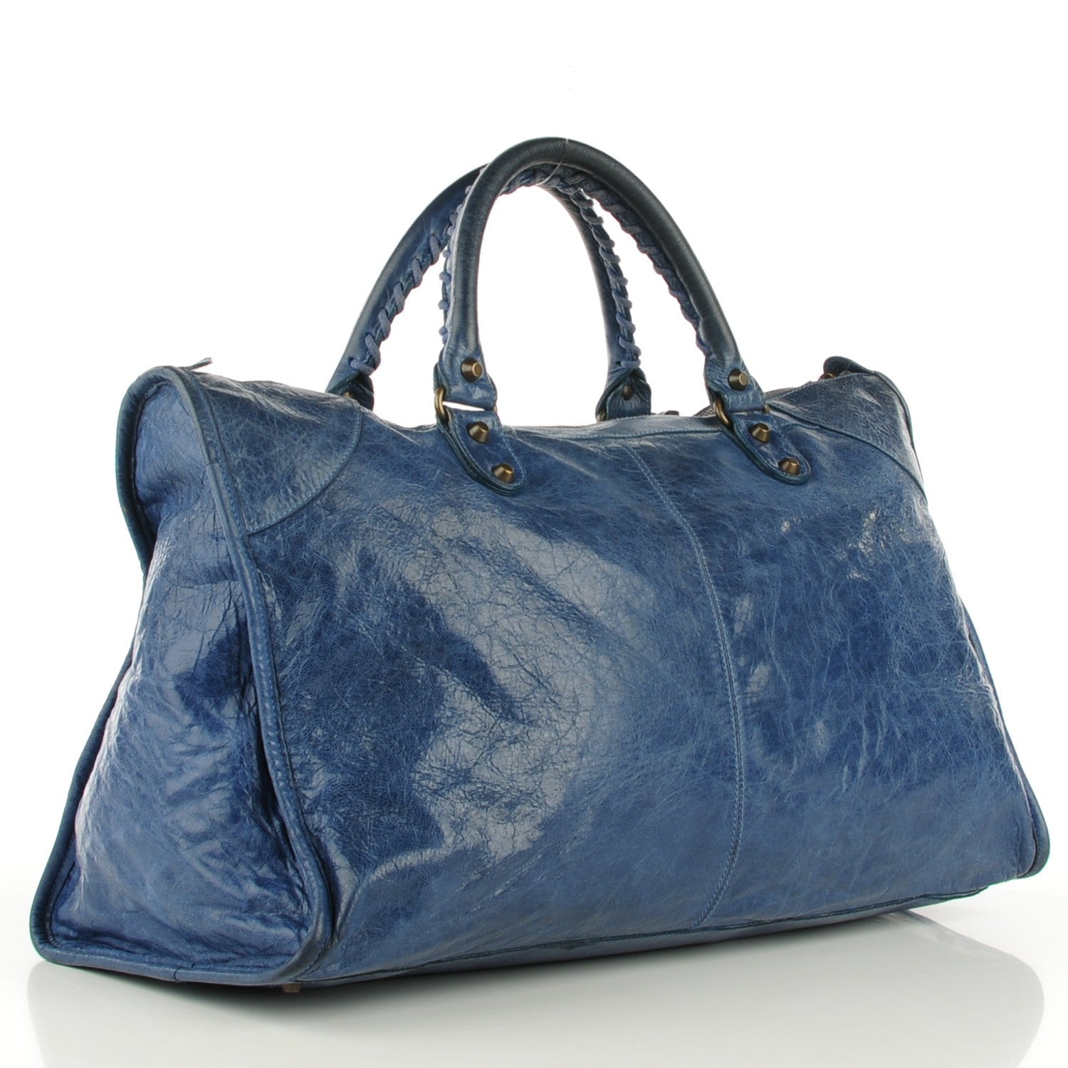 Balenciaga Chevre Classic Hardware Work Navy 3 of 8