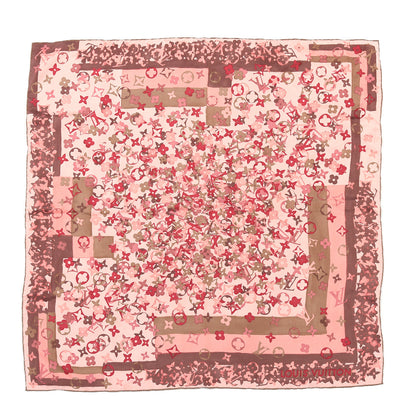 Louis Vuitton Silk Monogram Arty Square Scarf Pale Pink 1 of 4