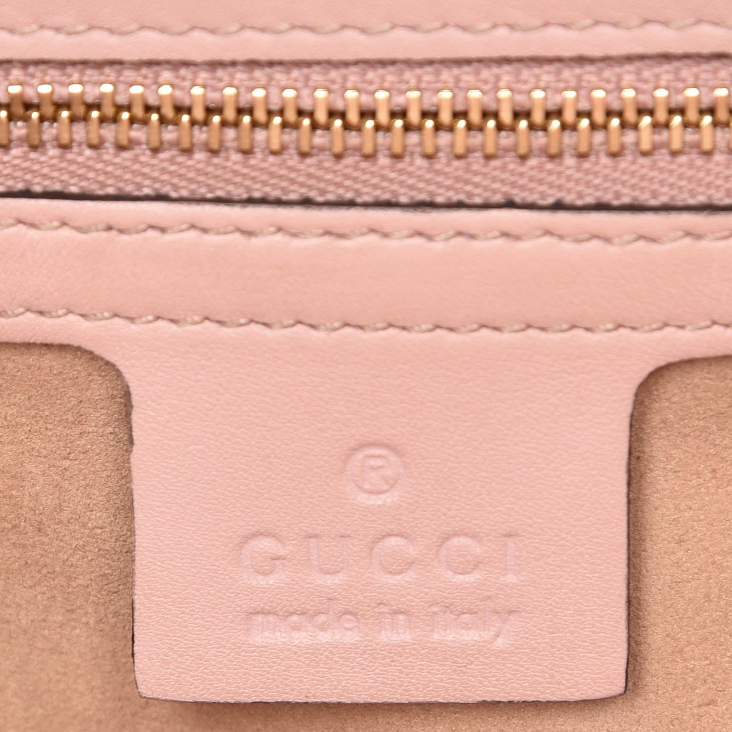 Gucci GG Supreme Monogram Calfskin Medium Padlock Shoulder Bag Beige Perfect Pink 6 of 8