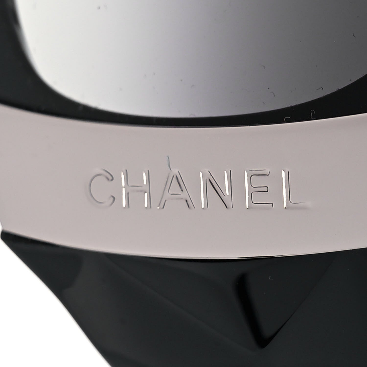 Chanel Acetate Quilted CC Shield Sunglasses 6009 Black 7 of 7