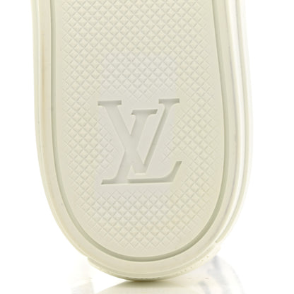 Louis Vuitton X UF Calfskin Tufted Monogram Stellar Sneaker Boots 37 White Black 6 of 9