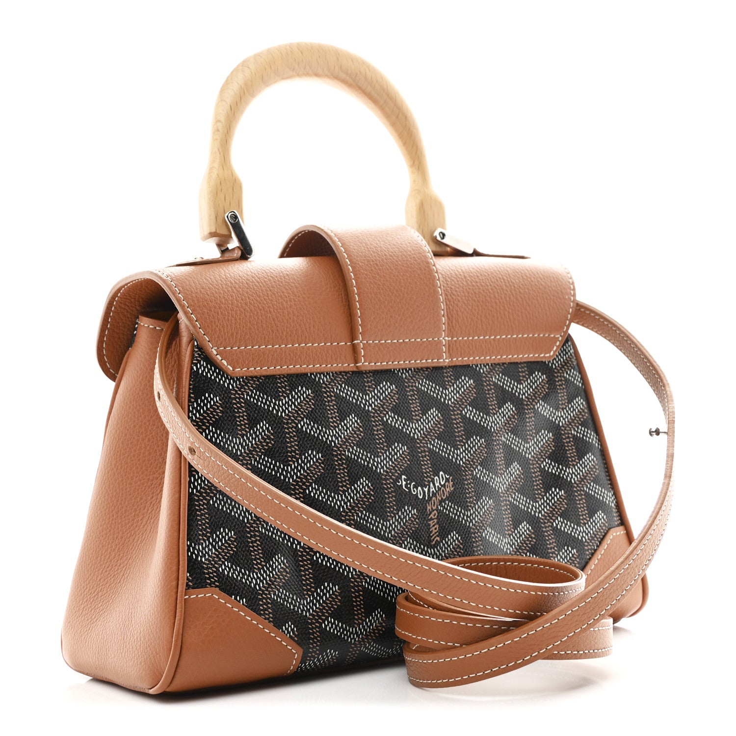 Goyard Goyardine Mini Saigon Black Gold 3 of 10