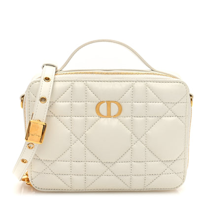 Christian Dior Calfskin Macrocannage Caro Box Bag Latte 1 of 9