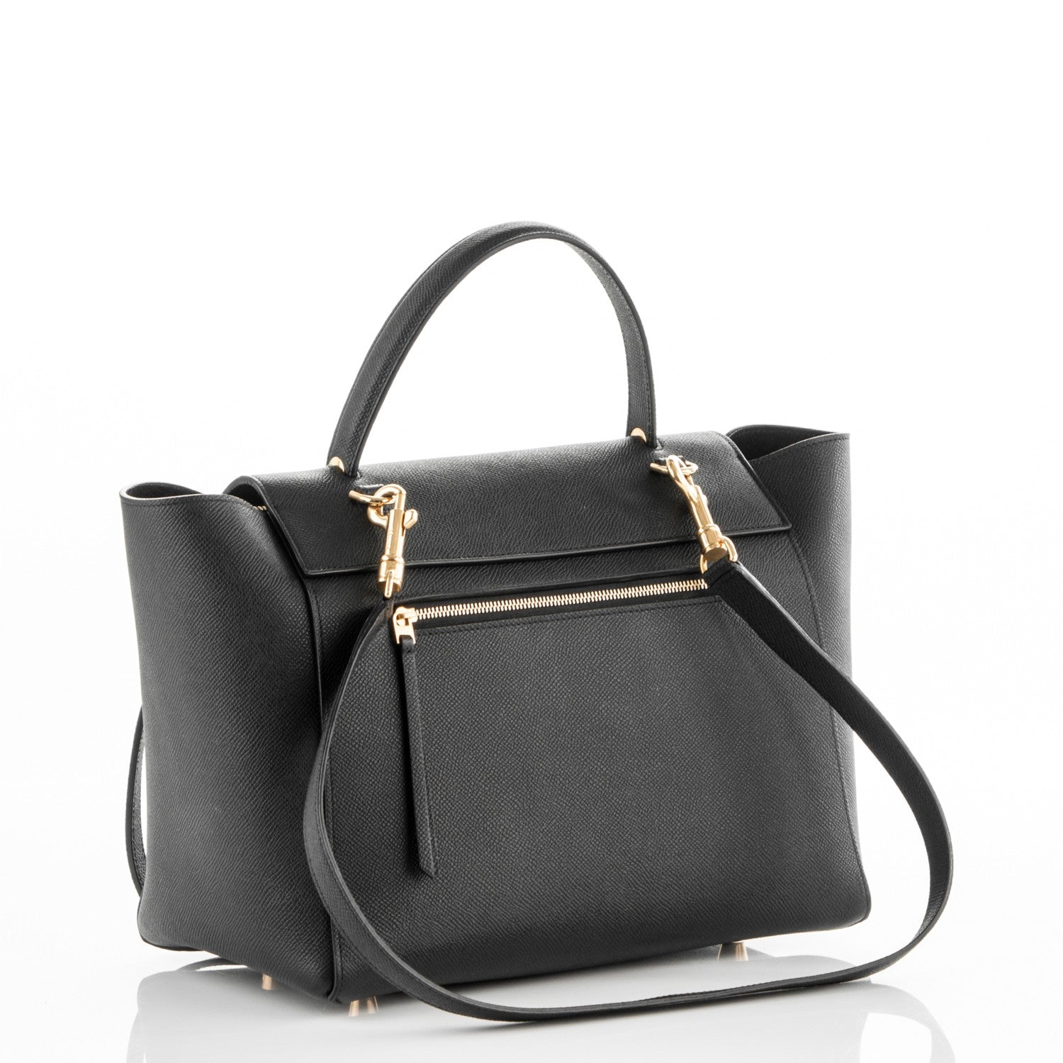 Celine Grained Calfskin Mini Belt Bag Black 3 of 6