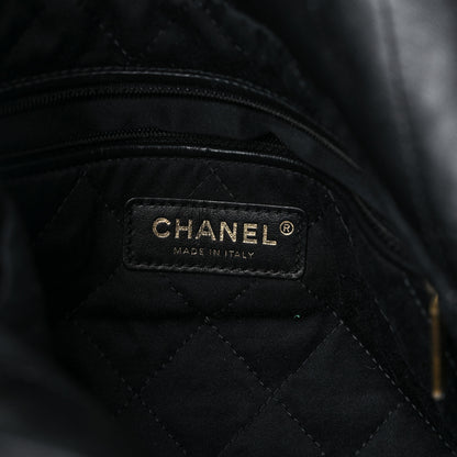 Chanel Shiny Calfskin Quilted Chanel 22 Black 7 of 12