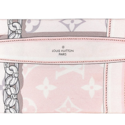 Louis Vuitton Silk Monogram Confidential Bandeau Light Pink 3 of 3