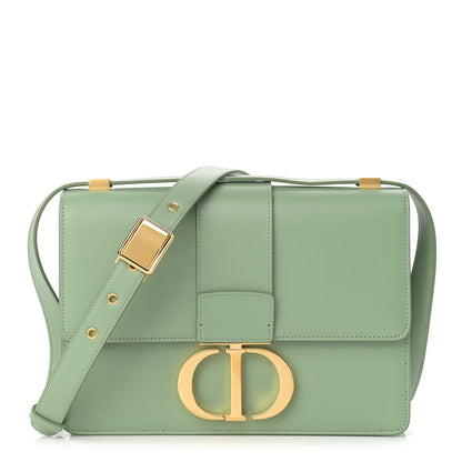 Christian Dior Smooth Calfskin 30 Montaigne Flap Bag Mint Green 1 of 12