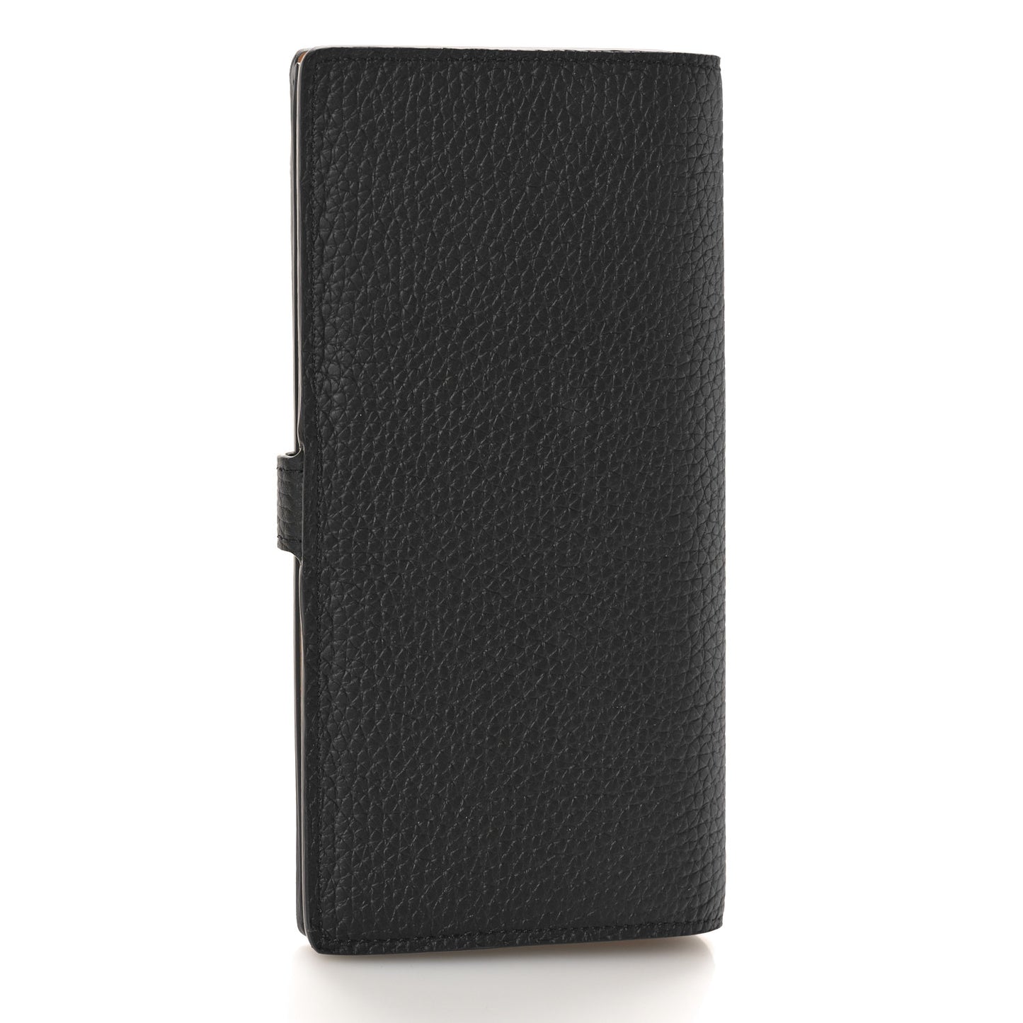 Taurillon LV Vertical Capucines Wallet Black Arizona