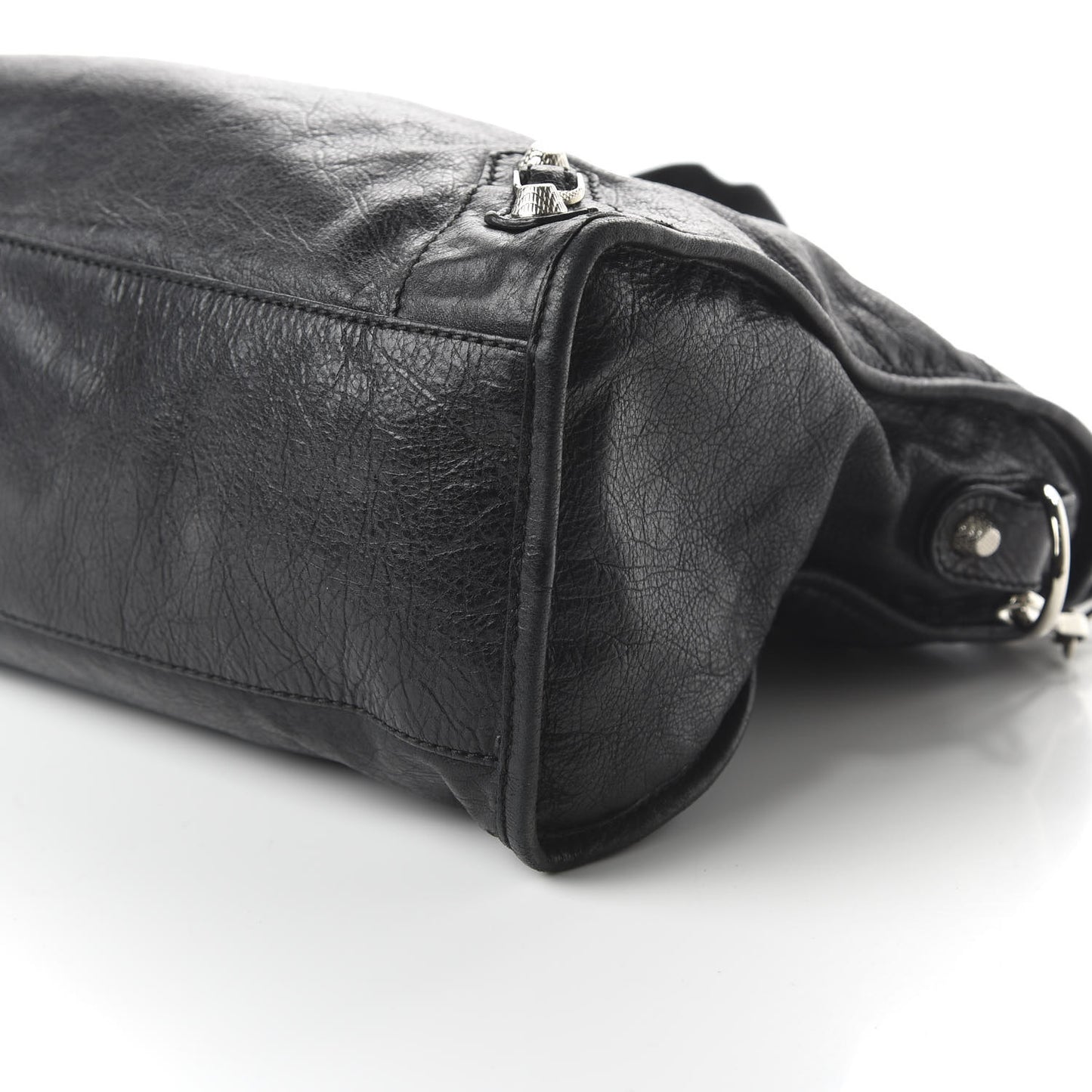 Agneau Giant 12 Silver Hardware City Black