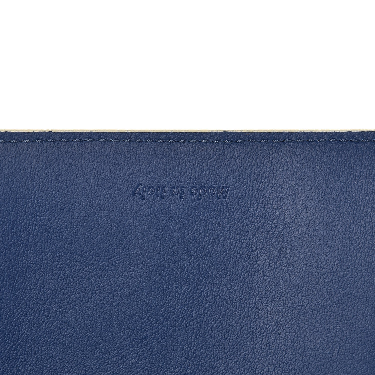 Celine Grained Calfskin Medium Multifunction Strap Wallet Ivory 7 of 8