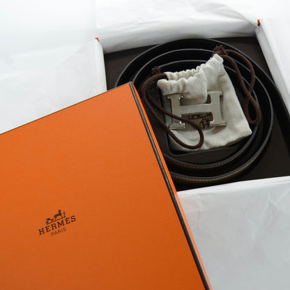 Hermes Box Togo Reversible H Belt 95 5 of 5