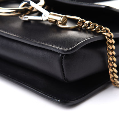 Chloe Suede Calfskin Small Faye Shoulder Bag Black 6 of 10