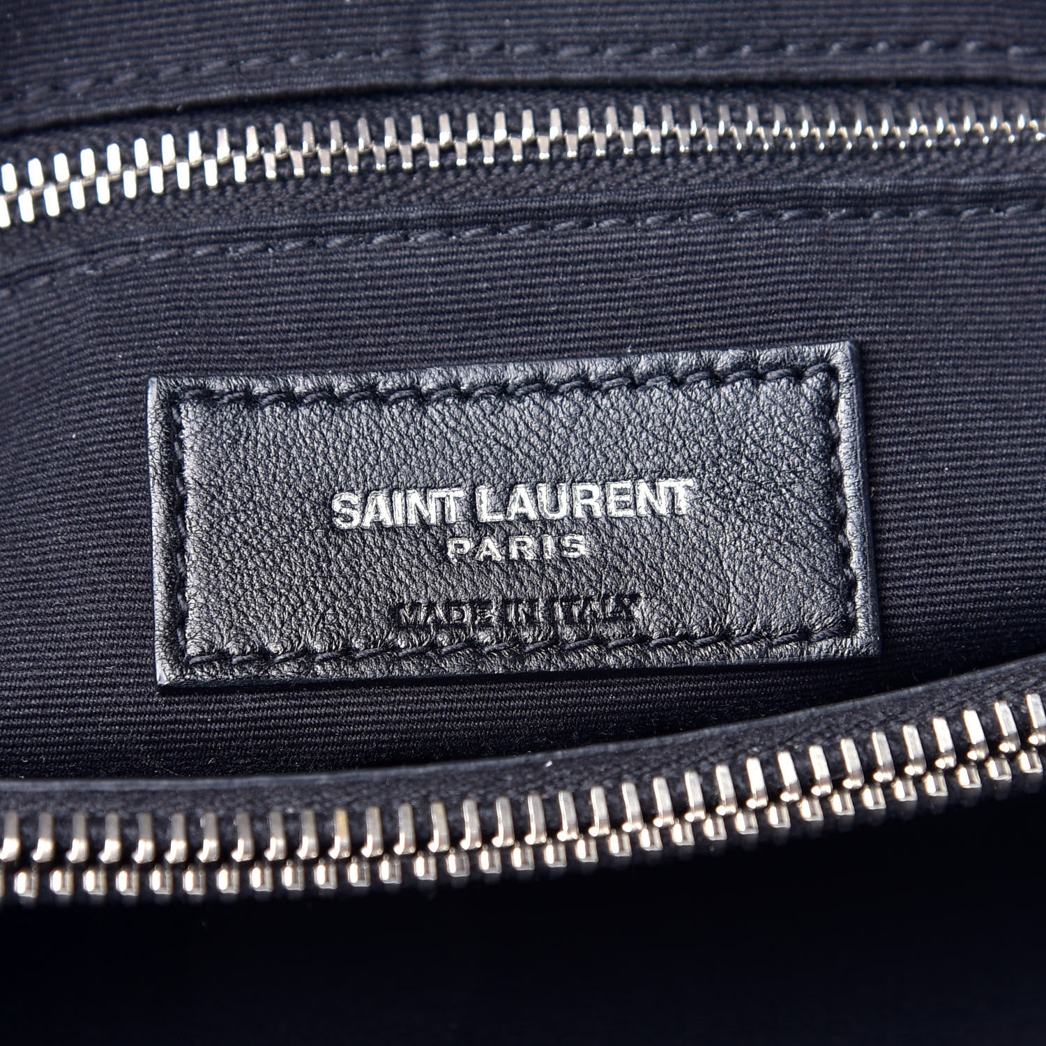 Saint Laurent Calfskin Y Quilted Monogram Medium Loulou Chain Satchel Black 7 of 9