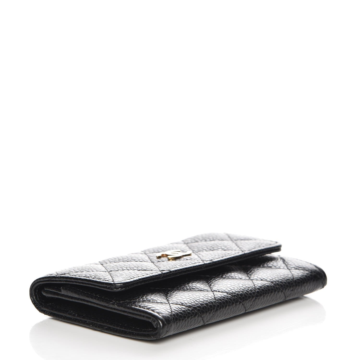 Chanel Caviar Quilted Flap Card Holder Black 4 of 9