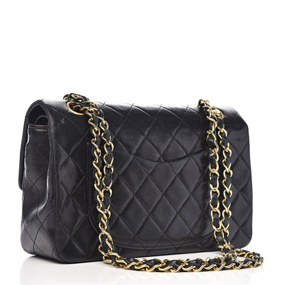 Chanel Lambskin Quilted Small Double Flap Black 3 of 19