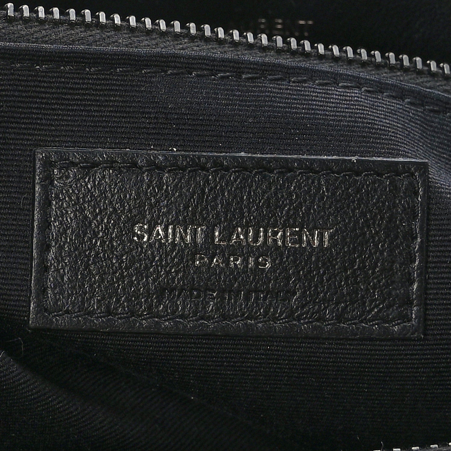 Saint Laurent Calfskin Y Quilted Monogram Monochrome Medium Loulou Chain Satchel Black 7 of 9