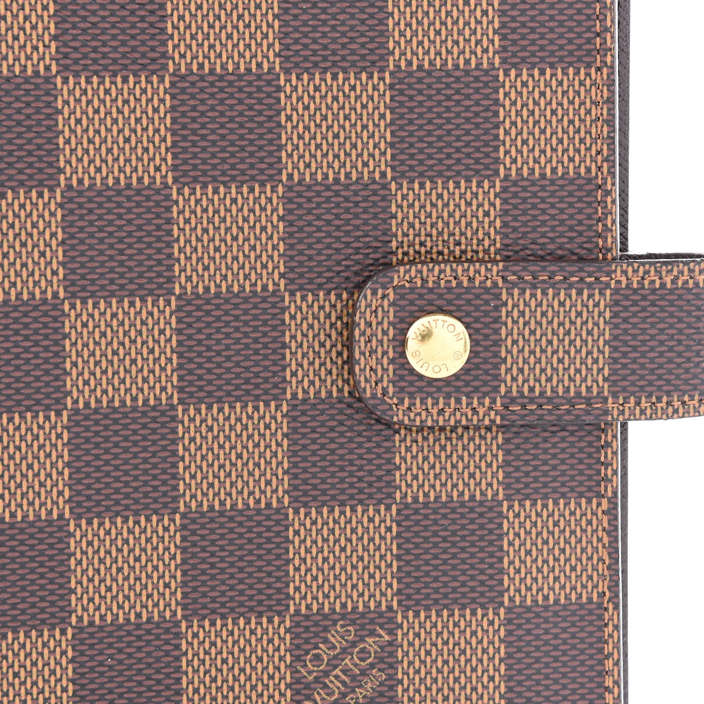 Damier Ebene Medium Ring Agenda Cover