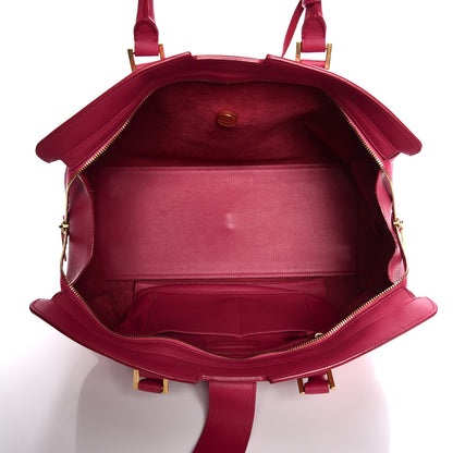 Saint Laurent Calfskin Medium Classic Y Cabas Fuchsia 5 of 12