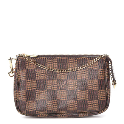 Louis Vuitton Damier Ebene Mini Pochette Accessories 1 of 9