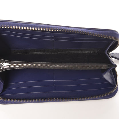 Bottega Veneta Nappa Intrecciato Zip Around Wallet Pacific 5 of 8