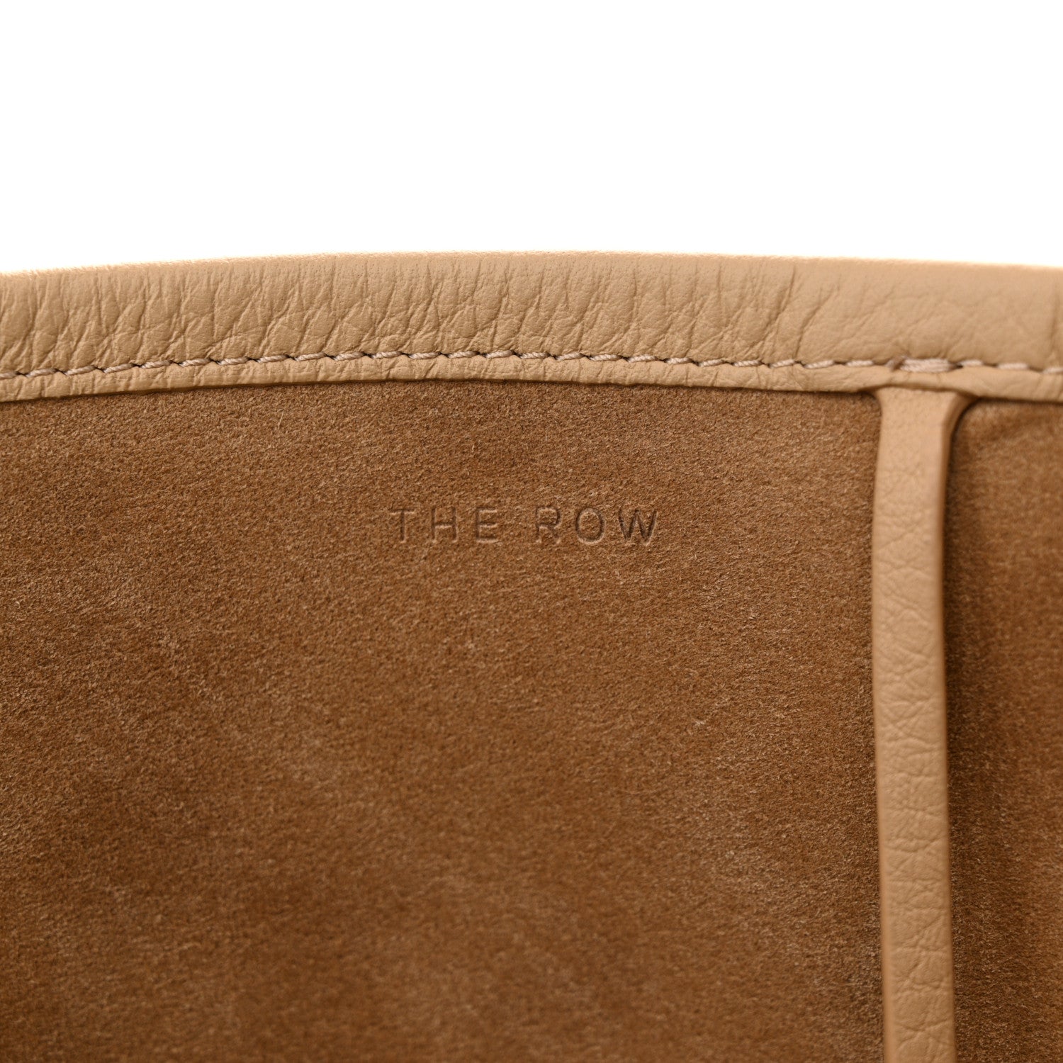 The Row Grained Calfskin Park Tote Three Beige 7 of 11