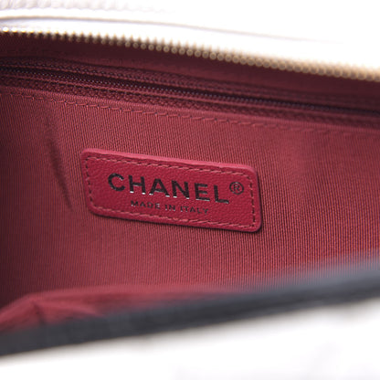 Chanel Aged Calfskin Quilted Medium Gabrielle Hobo Black White 5 of 9