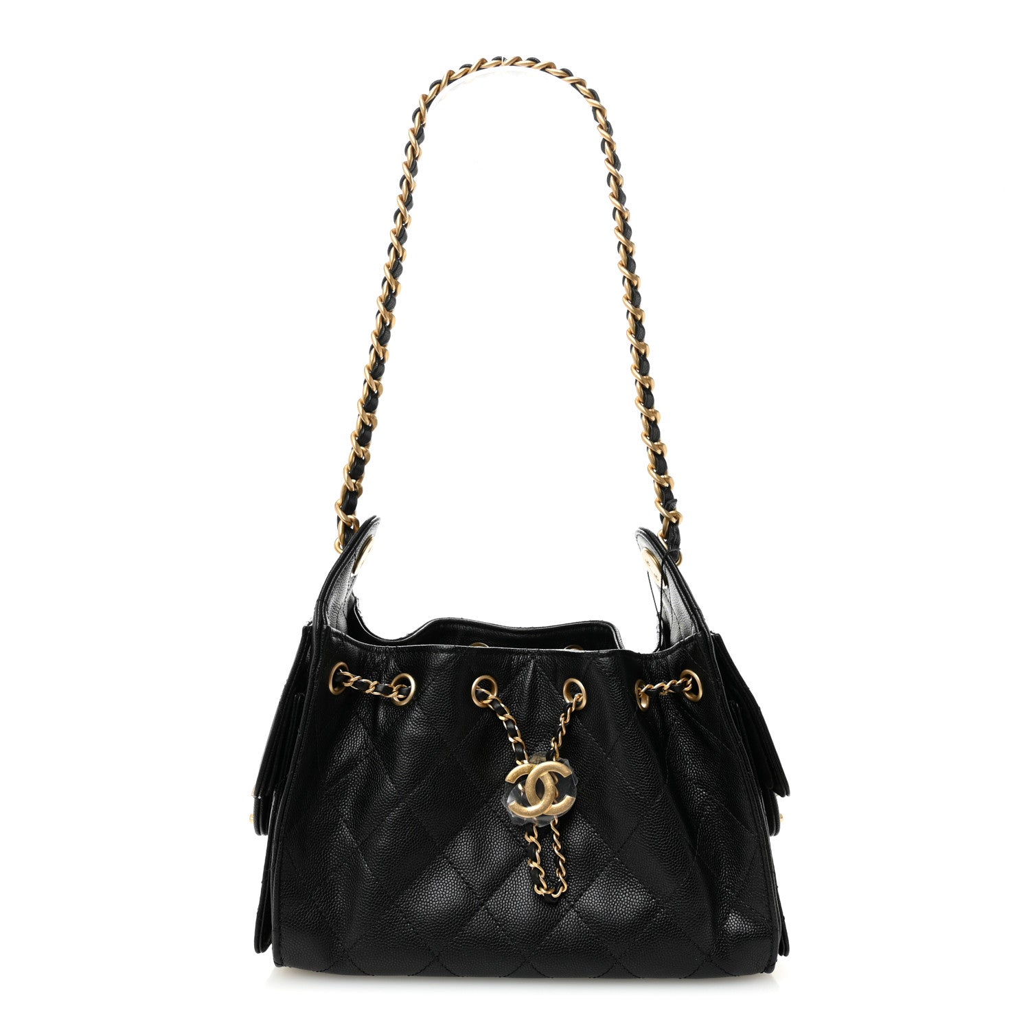 Chanel Caviar Quilted Mini Chanel 25 Handbag Black 1 of 11