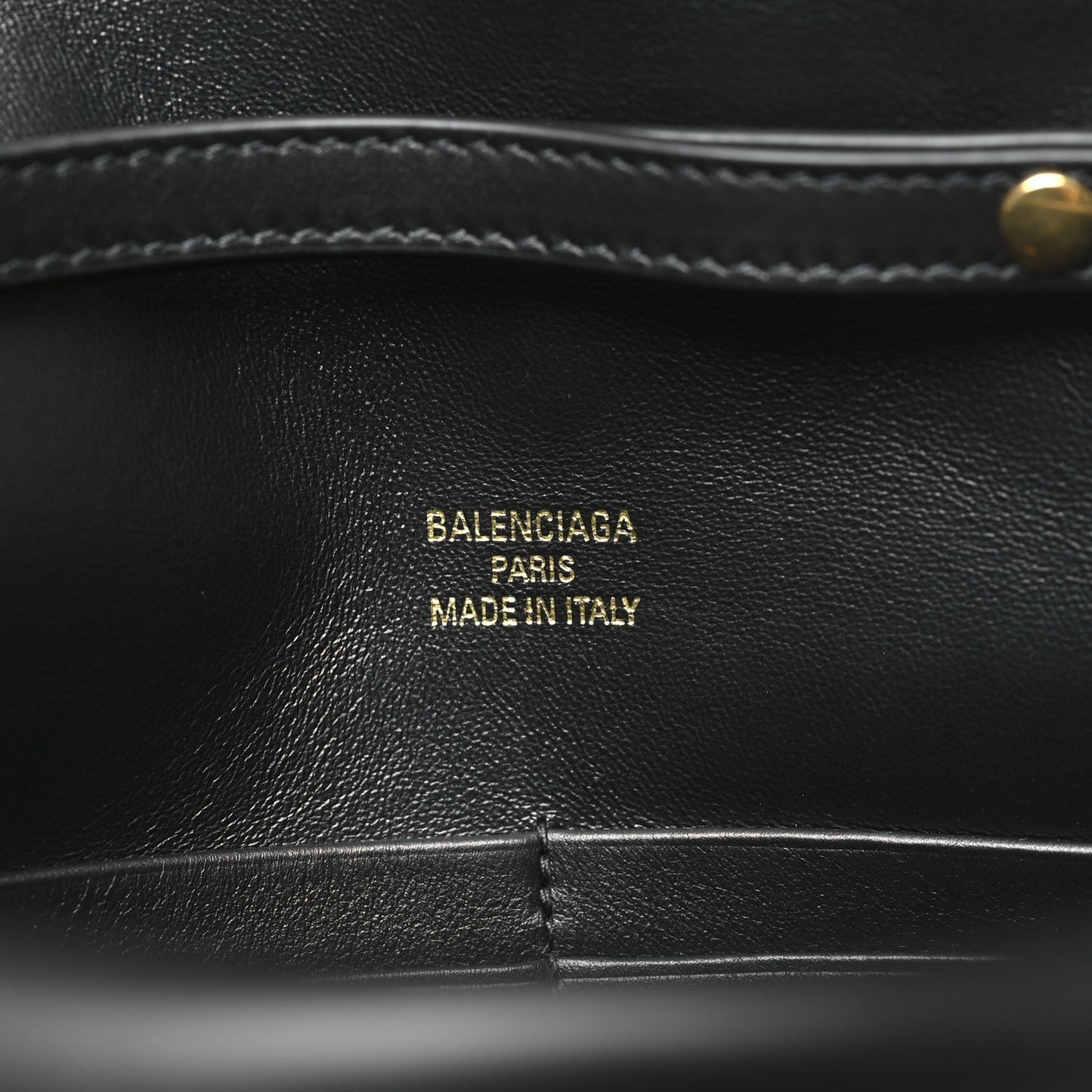 Smooth Calfskin Small Bel Air Clutch On Strap Black
