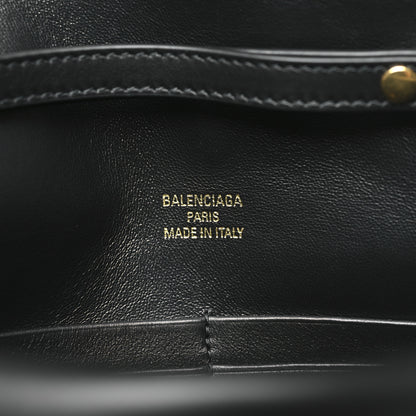 Balenciaga Smooth Calfskin Small Bel Air Clutch On Strap Black 6 of 9