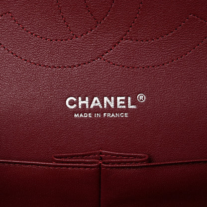 Chanel Caviar Quilted Jumbo Double Flap Dark Red 6 of 10