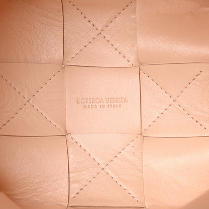 Bottega Veneta Nappa Maxi Intrecciato Cassette Bucket Bag Melon Washed 6 of 15