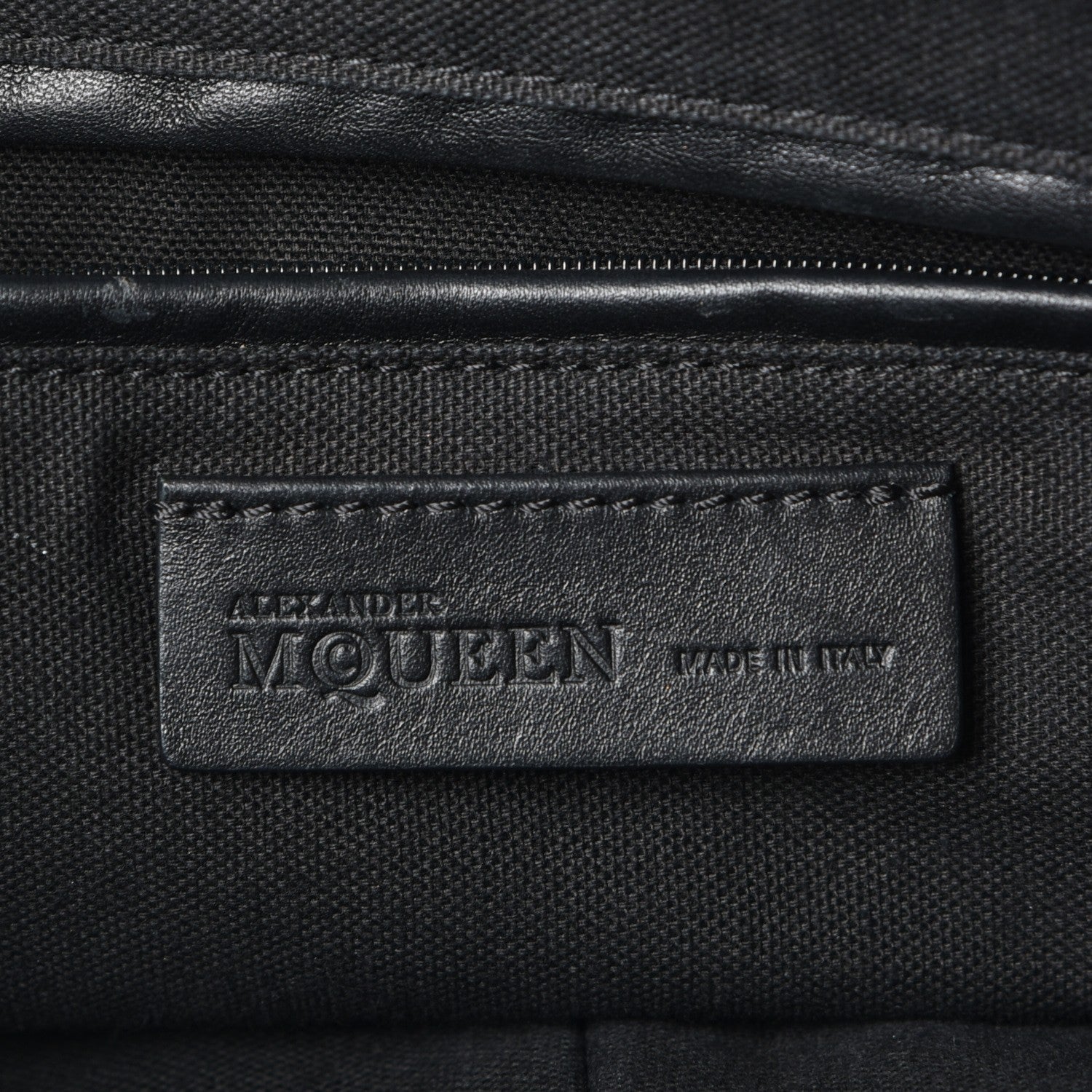 Alexander McQueen Lambskin Studded Padlock Tote Black 6 of 7