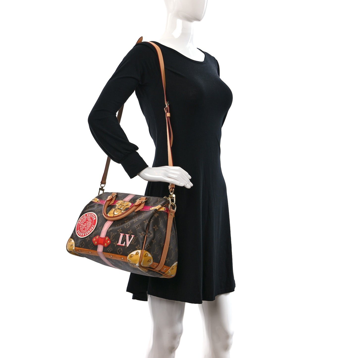 Monogram Summer Trunks Speedy Bandouliere 30