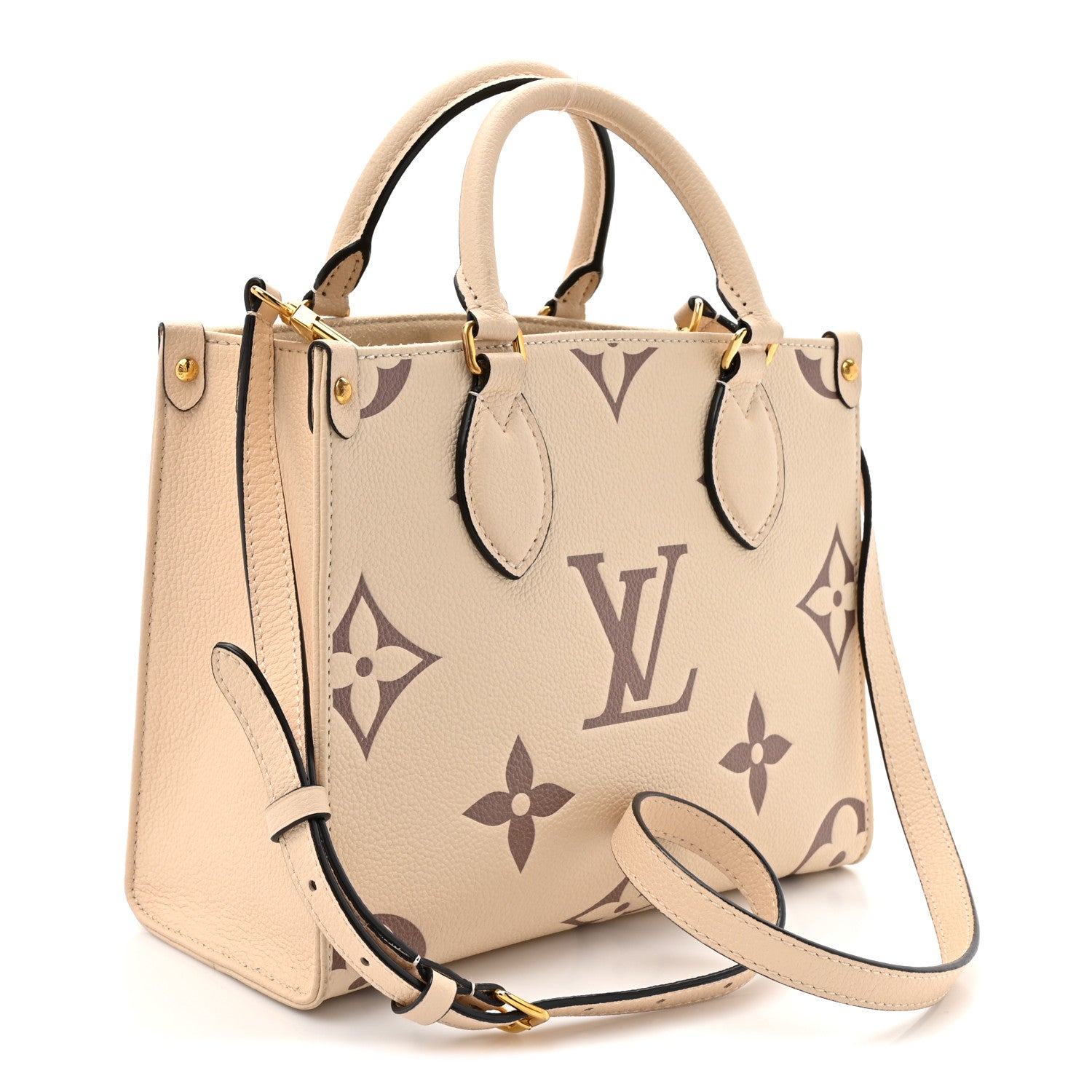Louis Vuitton Empreinte Monogram Giant Onthego PM Creme Bois De Rose 3 of 13