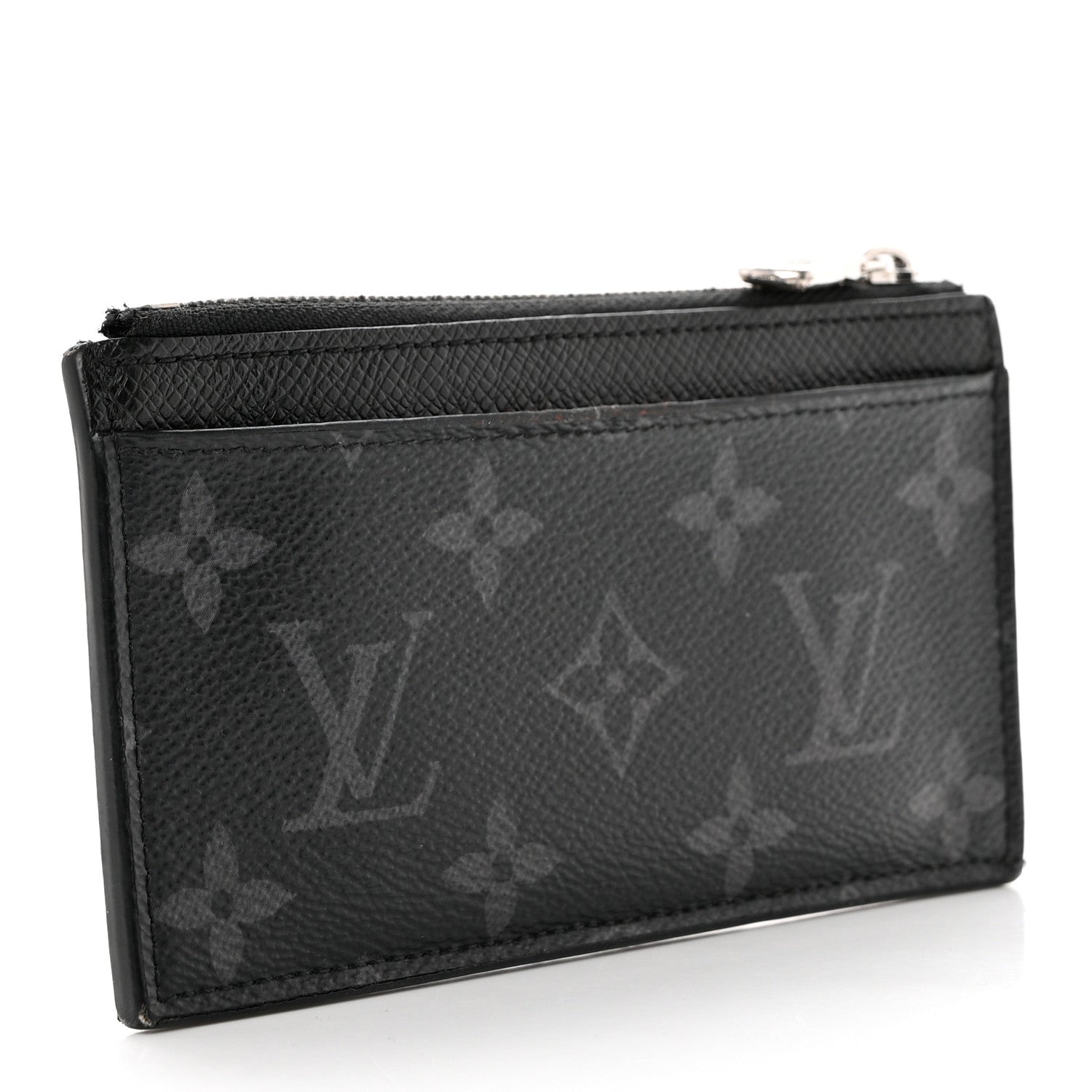 Louis Vuitton Monogram Eclipse Taiga Coin Card Holder 3 of 8
