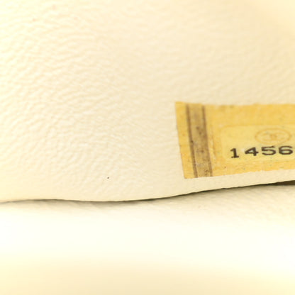 Chanel Caviar Quilted Jumbo Double Flap White 7 of 14