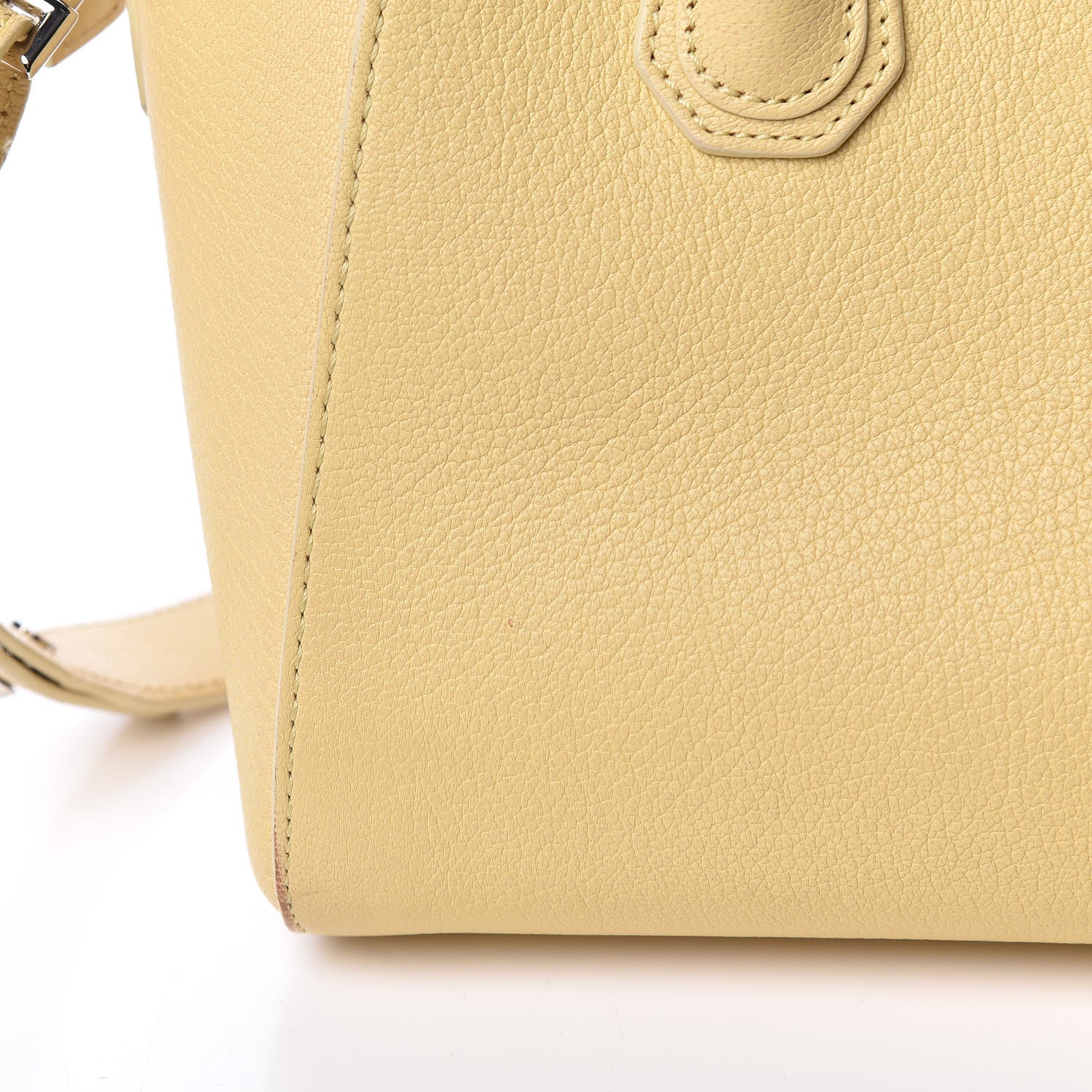 Givenchy Sugar Goatskin Mini Antigona Yellow 8 of 22