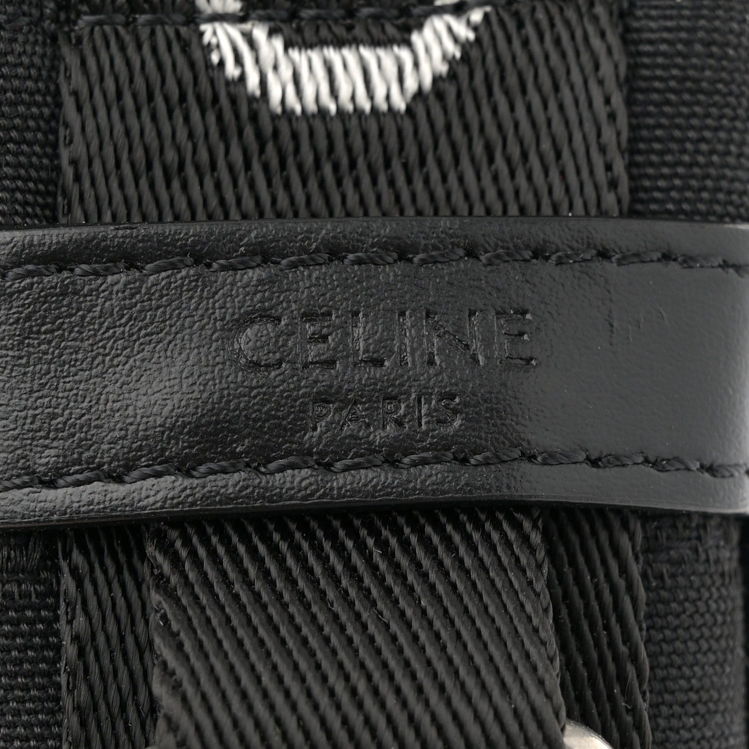 Celine Nylon Ava Shoulder Bag Black 6 of 10