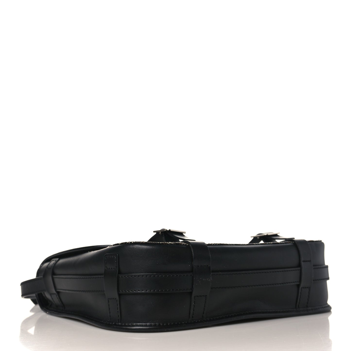 Goyardine Belvedere MM Messenger Bag Black