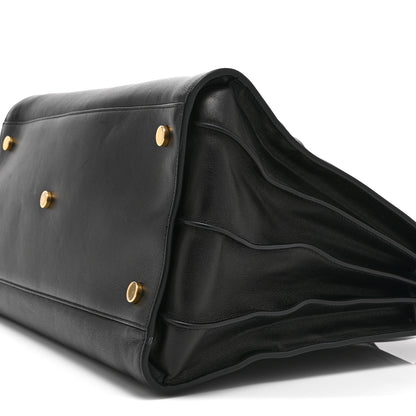 Saint Laurent Calfskin Large Sac de Jour Carryall Black 10 of 10