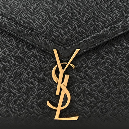 Saint Laurent Grain de Poudre Mini Classic Monogram Cassandra Top Handle Black 7 of 10