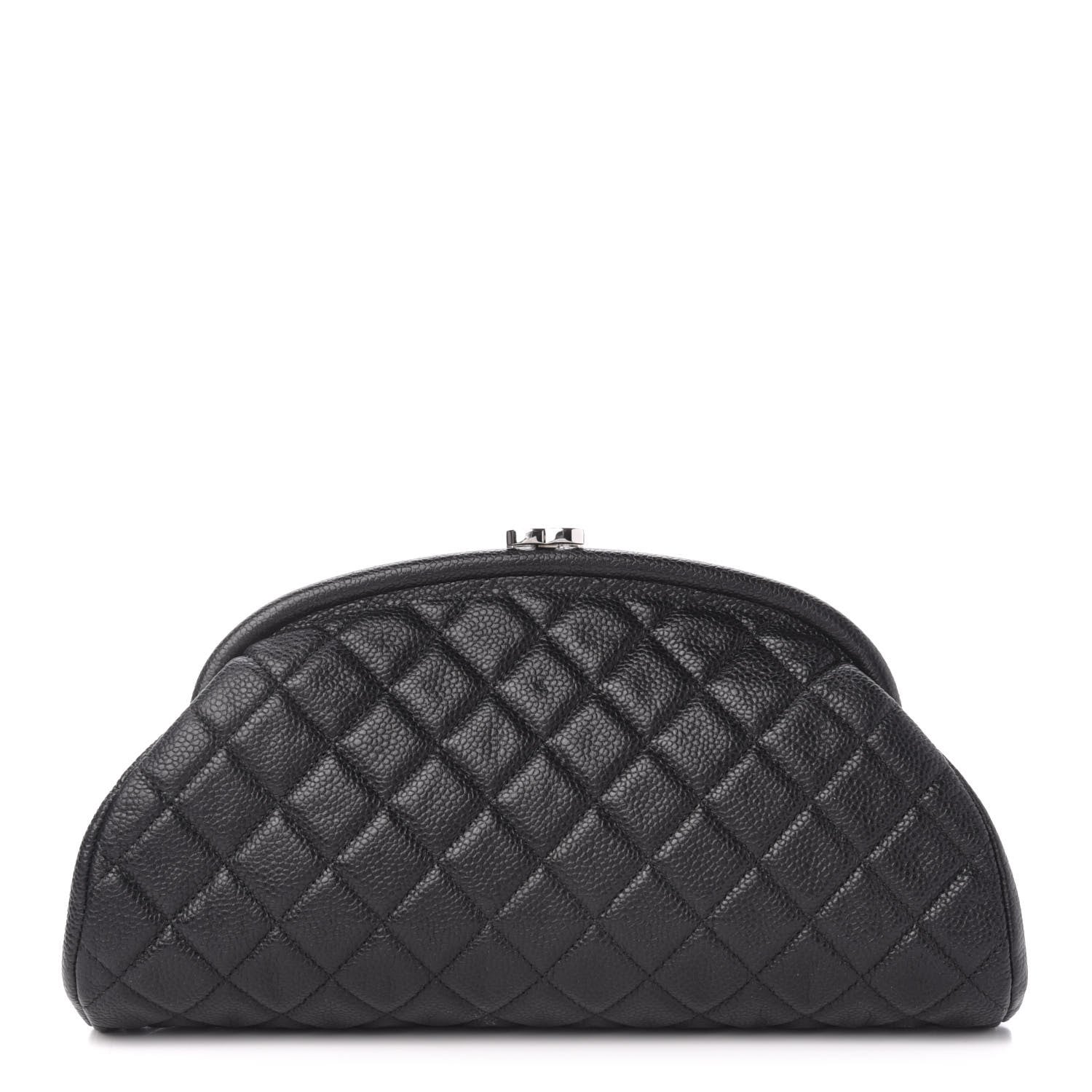Chanel Caviar Quilted Timeless Clutch Black 1 of 10