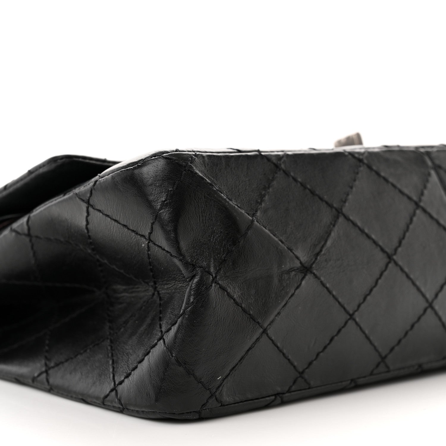 Chanel Aged Calfskin Quilted 2.55 Reissue 226 Flap Black 9 of 17