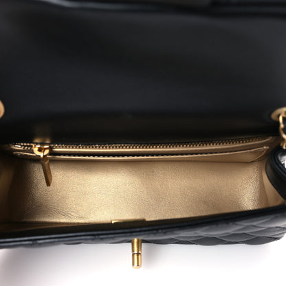 Chanel Lambskin Quilted Mini Rectangular Pearl Crush Flap Black 5 of 10