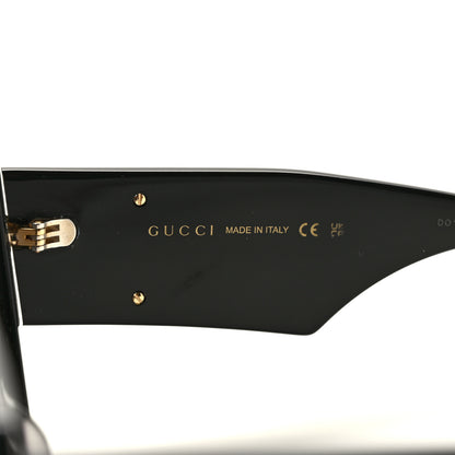 Gucci Acetate Square Frame Sunglasses GG0956S Black 6 of 8