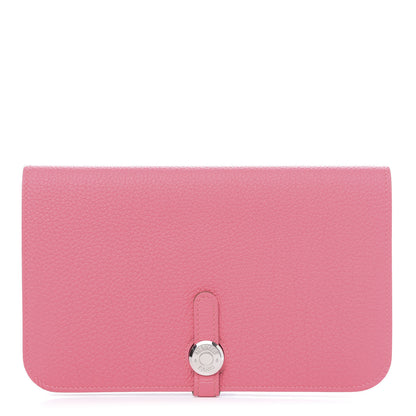 Hermes Togo Dogon Duo Wallet Rose Lipstick 1 of 7