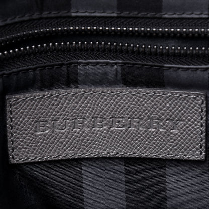 Burberry Calfskin Messenger Bag Grey 6 of 16