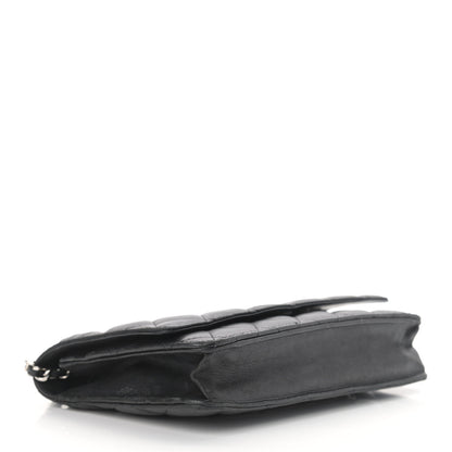 Chanel Lambskin Quilted Wallet On Chain WOC Black 4 of 12