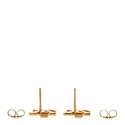 Louis Vuitton Metal LV Iconic Earrings Gold 3 of 6