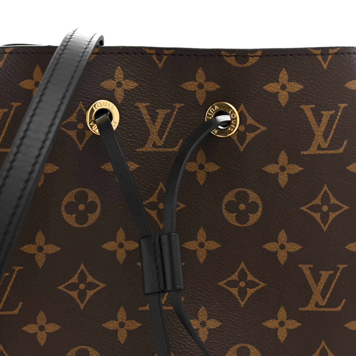 Louis Vuitton Monogram Neonoe MM Black 7 of 9